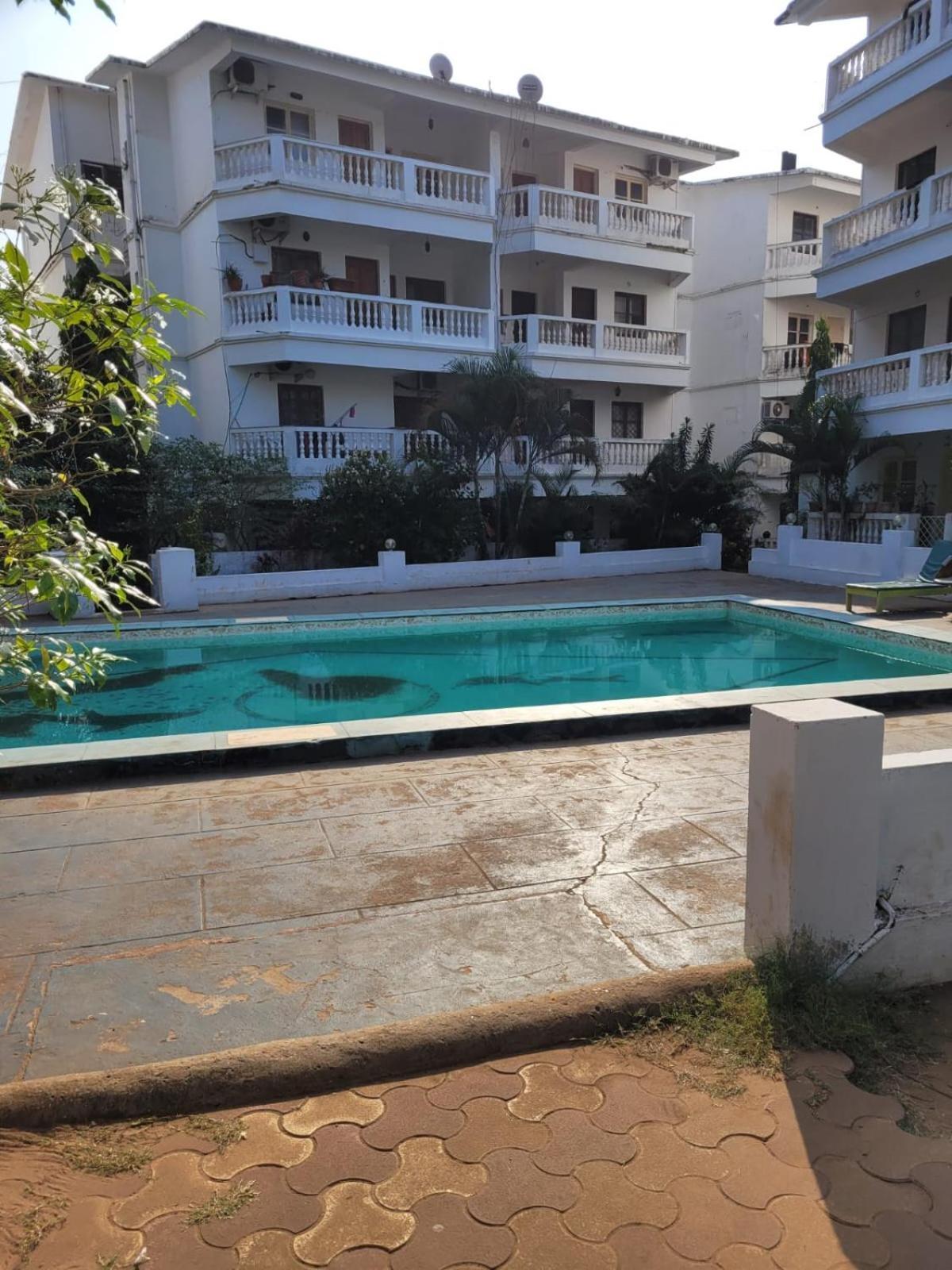 Comfortable 1Bhk Resort Aptmt With Pool At Candolim For 4 Ppl Sinquerim Eksteriør billede